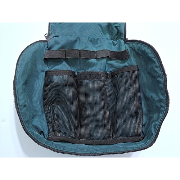 LL Bean Personal Travel Bag Vintage Toiletry Organizer Hanging Shower Black - Picture 9 of 11